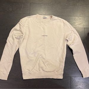 Authentic Saint Laurent Paris sweatshirt size small men’s in cream